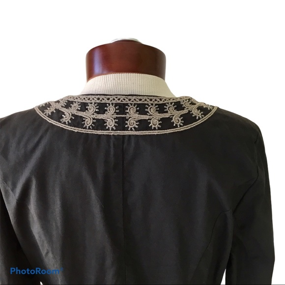 Cabi Bead Embellished Embroidered Duster Jacket - Picture 9 of 11